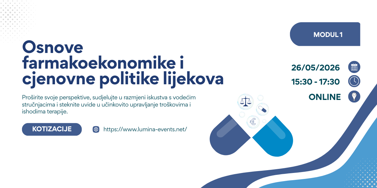 Modul 1: Osnove farmakoekonomike i cjenovne politike lijekova